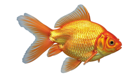 Isolated Goldfish