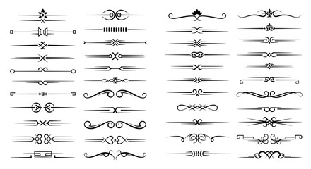 Decorative Vintage Line Divider Set