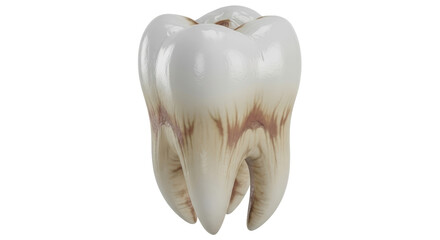 Isolated Human Molar Tooth