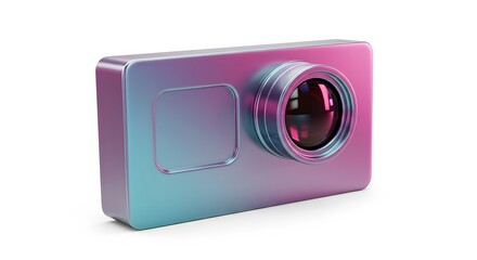 Modern digital camera, showcasing design and technological innovation in image capturing equipment