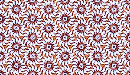 Quirky Doodles Cartoon Cookies geometric seamless pattern