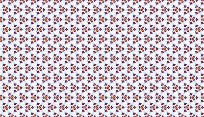 Quirky Doodles Cartoon Cookies geometric seamless pattern