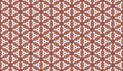 Quirky Doodles Cartoon Cookies geometric seamless pattern