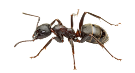 Isolated Black Ant