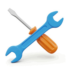 Image of a wrench and screwdriver crossed, representing repair or maintenance.