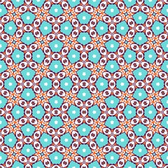 Vibrant Mandala Boho Tiles Fiesta Patterns geometric seamless