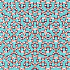 Vibrant Mandala Boho Tiles Fiesta Patterns geometric seamless