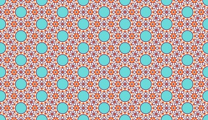 Vibrant Mandala Boho Tiles Fiesta Patterns geometric seamless