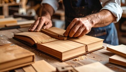 Woodworking Masterpiece Book-Making Craftsman