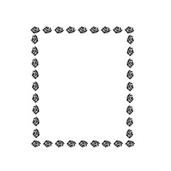 square rose frame icon