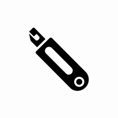 knife on white background