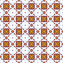 Fiesta Patterns Vibrant Mandala geometric seamless pattern