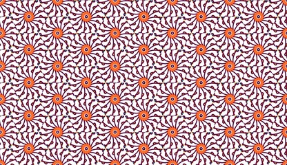 Fiesta Patterns Vibrant Mandala geometric seamless pattern