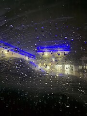 rain drops on window