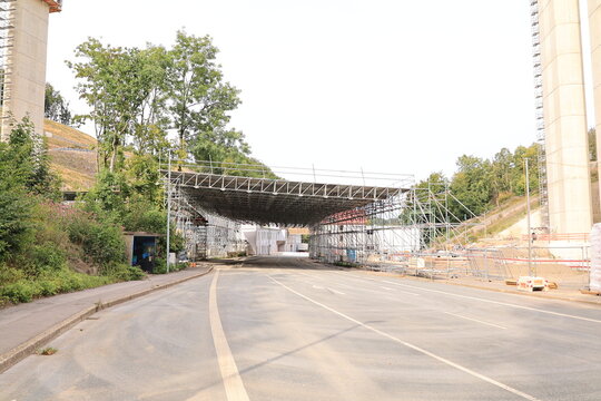 Neubau der Rahmedetalbr&uuml;cke bei L&uuml;denscheid im Sauerland	