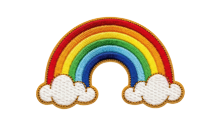 Isolated Rainbow Patch