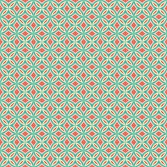 Retro Revival Mid-Century Mod geometric seamless pattern