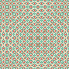 Retro Revival Mid-Century Mod geometric seamless pattern