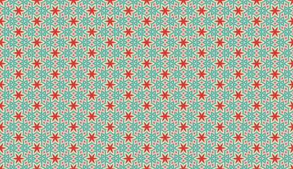 Retro Revival Mid-Century Mod geometric seamless pattern