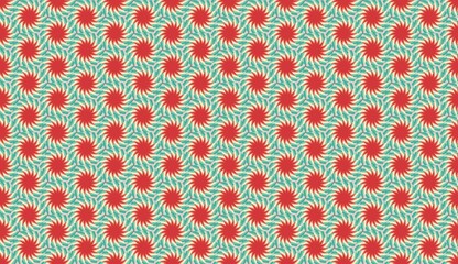 Retro Revival Mid-Century Mod geometric seamless pattern