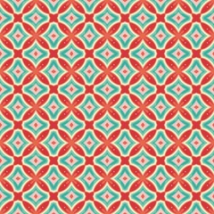 Retro Revival Mid-Century Mod geometric seamless pattern