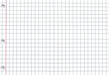 Squared black grid notebook paper texture on white background, ideal for school notebooks,  backdrop,  grid
