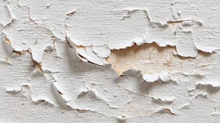 Weathered peeling paint texture on old cracked wall surface with rustic layers and natural decay &ndash; vintage distressed background ideal for grunge art, wall textures, abstract design and aged surfaces