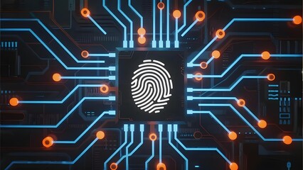 Fingerprint Recognition on a Circuit Board Background
