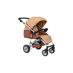 A stylish baby stroller designed for comfortable outdoor strolls
