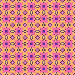 Candy Pop Funky Fiesta geometric seamless pattern