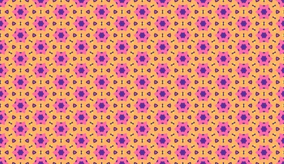 Candy Pop Funky Fiesta geometric seamless pattern