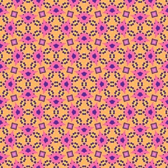 Candy Pop Funky Fiesta geometric seamless pattern