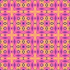 Candy Pop Funky Fiesta geometric seamless pattern