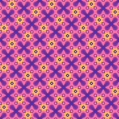 Candy Pop Funky Fiesta geometric seamless pattern