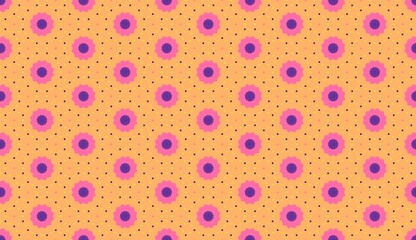 Candy Pop Funky Fiesta geometric seamless pattern