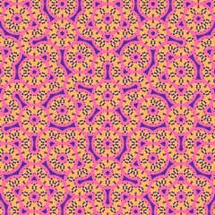 Candy Pop Funky Fiesta geometric seamless pattern