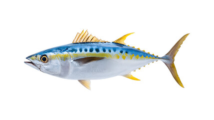 Fototapeta premium Atlantic bonito fish swimming in the ocean 