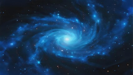 Fototapeta premium Spiral Galaxy in Deep Space