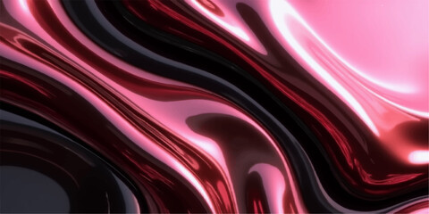 Soft waves of flowing red and purple silk create a smooth and vibrant abstract backdrop
