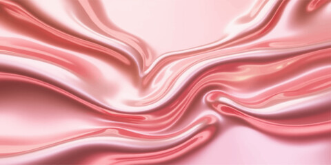 Vibrant red and pink satin silk backgrounds with flowing waves and a soft, luxurious texture