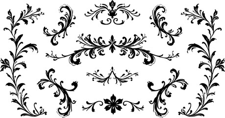 Luxurious Vintage Calligraphy Flourished Lettering