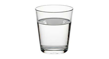 Isolated Glass of Water