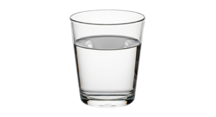 Isolated Glass of Water