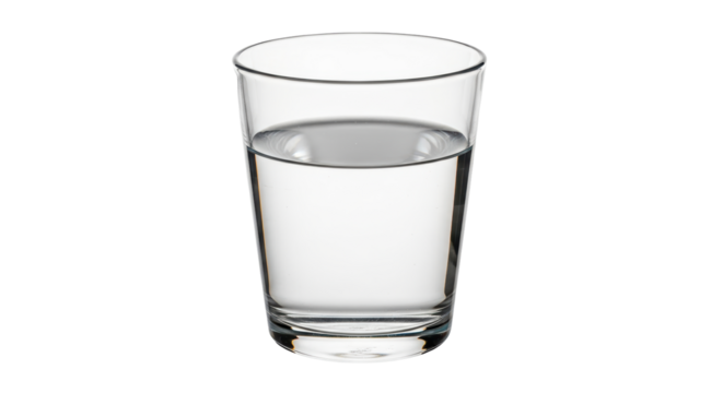 Isolated Glass of Water