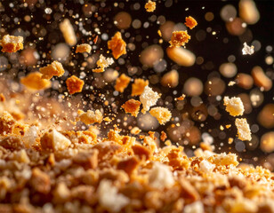 close up of chocolate chip cookies