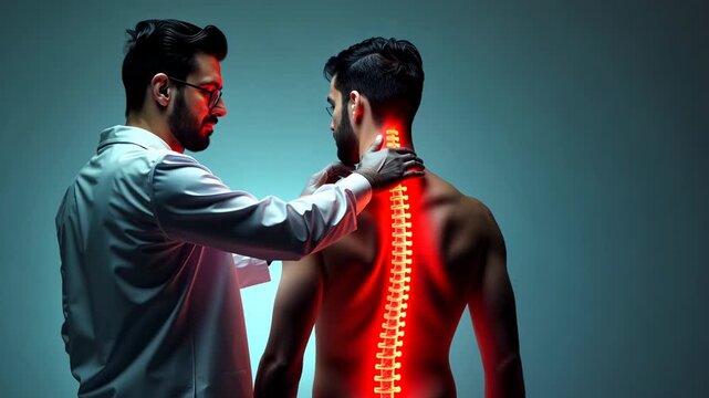 Scoliosis, spinal curvature, treatment options. Spine health. Vertebrae align with specialized therapy. Lumbar support enhances posture stability. Orthopedic braces ensure back alignment.