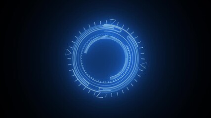 Business, Technology, Internet and network concept. Human Resources HR management concept. Abstract technology symbols on a blue background