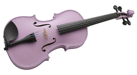 Isolated Lilac Violin