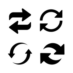 Refresh symbol. Reload icon. Suitable for UI UX icon element.