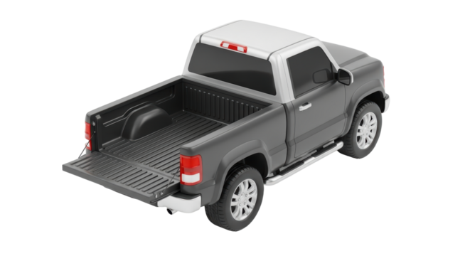 Isolated Pickup Truck